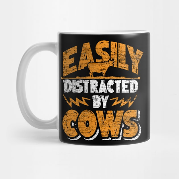 Cow Retro Farm Animal by ShirtsShirtsndmoreShirts